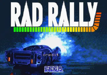 Rad Rally screen shot title